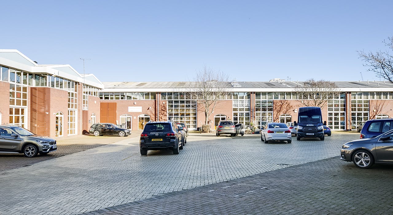 Unit 1, Hurlingham Business Park, Sulivan Road, Fulham, Office For Sale - Unit 1 Hurlingham Business Park Fulhan SW6 Office building for Sale West LondonEXT car park.jpg