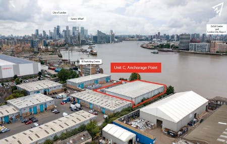 Proxima 25, Unit C-D, London, Industrial / Other / Trade Counter / Warehouse To Let - Redline Aerial.JPG