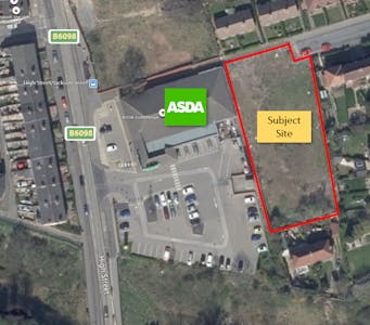 Land, End Of Market Street, Rotherham, Land For Sale - Aerial Close Up.png