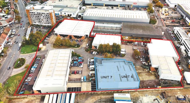 Units 6 & 7 Stafford Cross, Stafford Road, Croydon, Industrial To Let - Units 6  7  Aerial.jpg