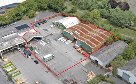 Unit 1, Brown Lane West, Leeds, Industrial To Let - MAIN UNIT RED LINE PLAN.jpg