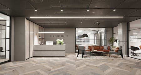 165 Fleet Street, London, Office To Let - CGI - 165 Fleet Street Reception