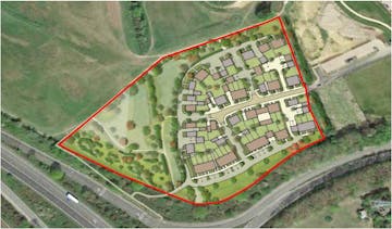 Land at Chiltern View, Bracknell, Development / Residential For Sale - Aerial Site Plan