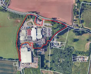 Broadheath Bakery, Worcester, Development For Sale - Worcester Aerial 1.jpg - More details and enquiries about this property