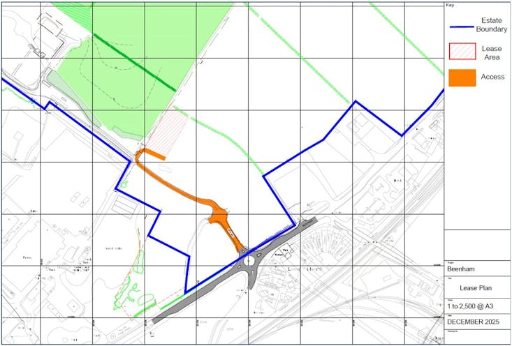 Open Storage Land (1 acre), Reading, Open Storage To Let - Lease Plan