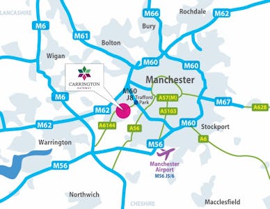 Unit 2, Carrington Gateway, Manchester, Industrial/Logistics Lease Assignment - Map.jpg