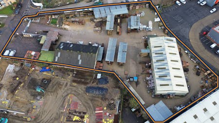 28 Marshgate Drive, Hertford, Industrial/Logistics / Open Storage To Let - DJI_0608 Outlined.jpg