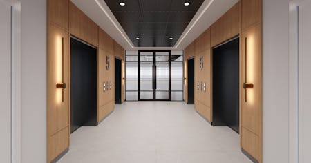 Regis House, Regis House, London, Office To Let - RH Lift Lobby.PNG