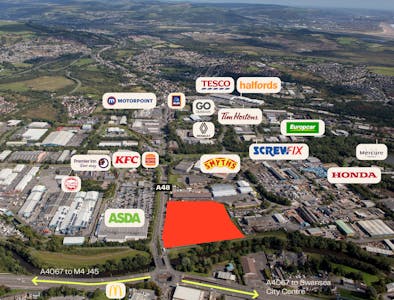 Swansea East Trade Park, Abertawe, Industrial / Industrial/Logistics / Trade Counter / Warehouse To Let - Marked up aerial.png