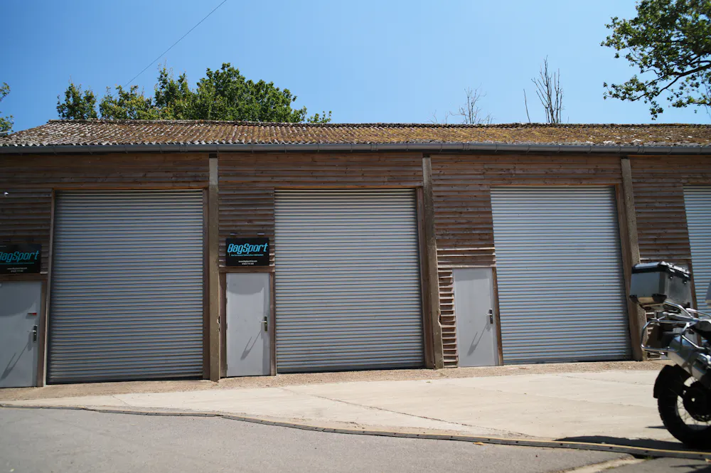 Buildings at Slades Farm - Lorry bay external.JPG