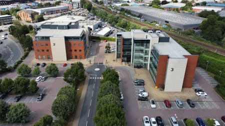 City West Office Park Gelderd Road, Leeds, Office To Let - Aerial Building 2 and 3.jpg