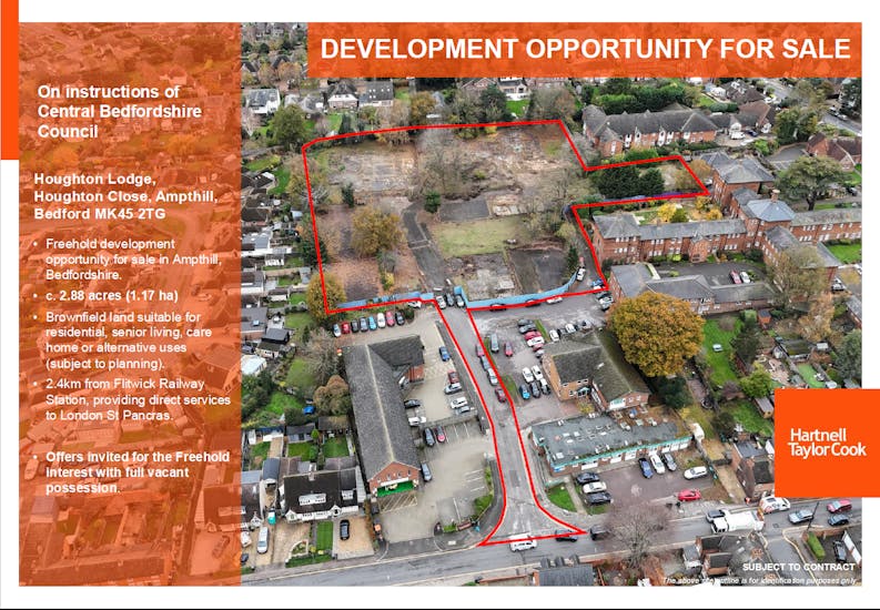 Land at Houghton Lodge, Ampthill, Development / Land / Residential For Sale - Front cover brochure.PNG