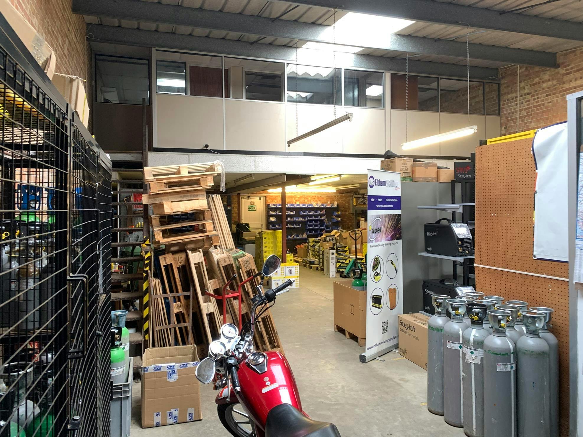 Unit 7 Mill Road Industrial Estate, Portslade, Industrial To Let - View of mezzanine offices  Unit 7.JPG