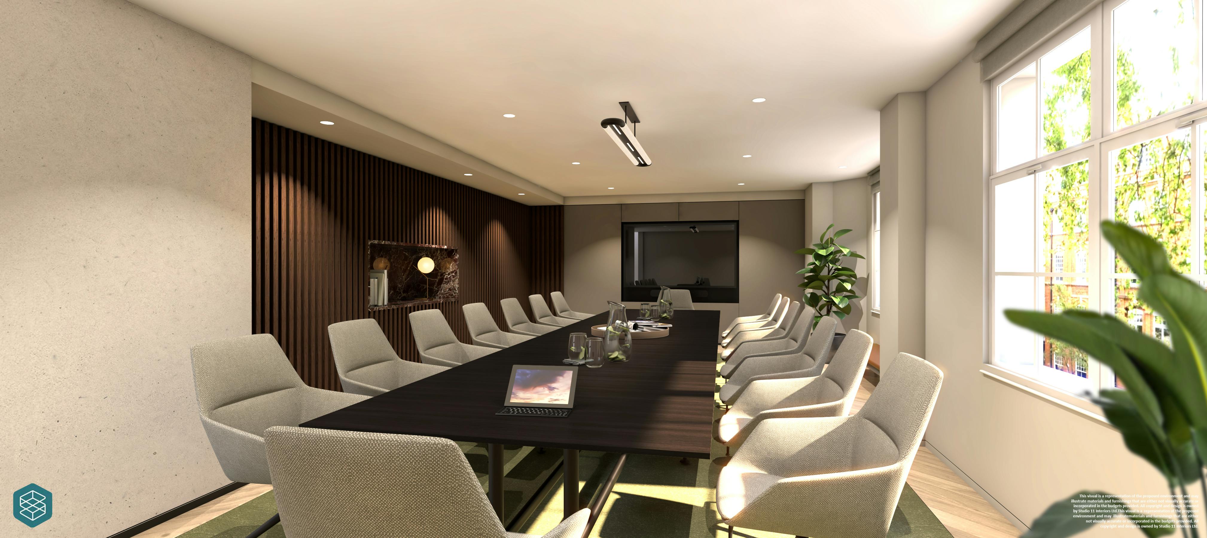 103 Mount Street, London, Offices To Let - Boardroom Visual 1.jpg