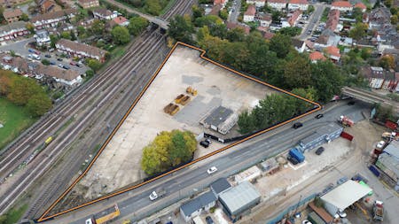Unit 6 Neasden Goods Yard, Neasden Lane, London, Open Storage To Let - DJI_0394 Outlined.png