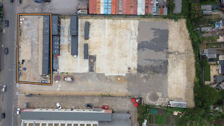 Land at Waltham Cross, Cheshunt, Open Storage To Let - DJI_0223 outlined.jpg