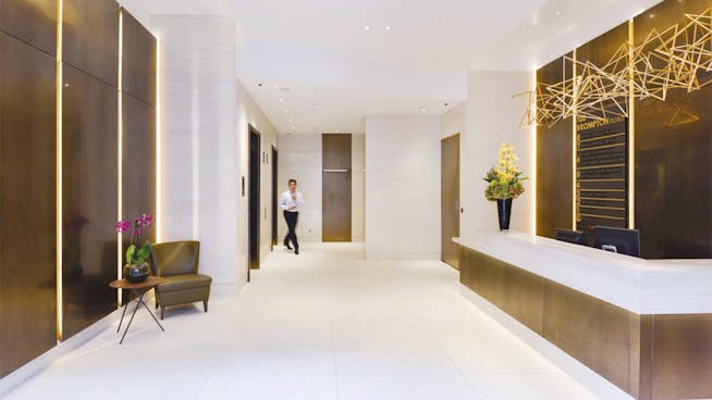 100 Brompton Road, 100 Brompton Road, Knightsbridge, Office To Let - 100 Brompton Road, Knightsbridge SW3, Office to let, for rent West London, reception.jpg