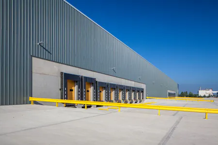 L175, Liverpool International Business Park, Garston Shore Road, Liverpool, Industrial To Let - L175 loading doors prior to occupation.JPG