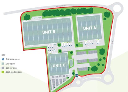 CAMPUS 450 @ DIRFT, Railport Approach, DIRFT, Crick, Industrial To Let - Site Plan.png