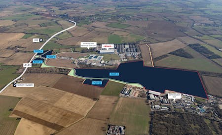 Stanton Business Park, Shepherds Grove, Bury St Edmunds, D1 (Non Residential Institutions) / Industrial / Industrial / Storage / Open Storage / Industrial / Warehouse To Let / For Sale - aerial showing plots.jpg