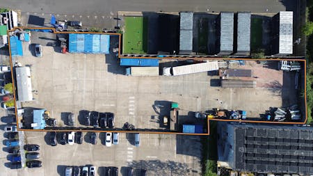 Site 3, Delamare Road, Cheshunt, Open Storage To Let - DJI_0890 Outlined.png