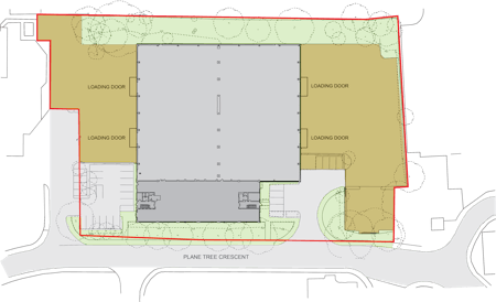 2A Plane Tree Crescent, Feltham, Industrial/Logistics / Industrial / Warehouse To Let - Plane Tree Crescent site  ground WL