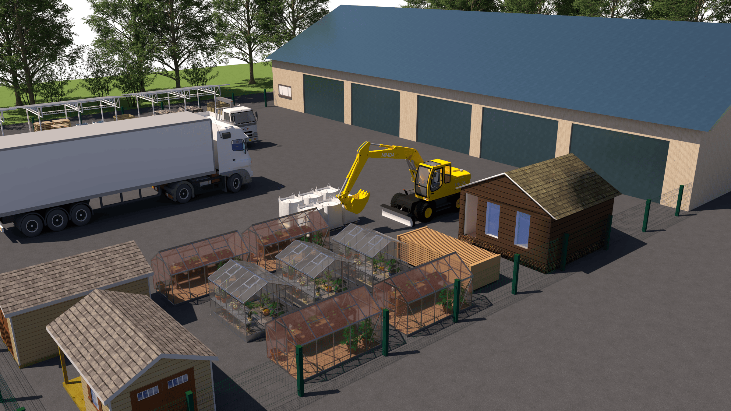 Birchfield Nursery, Kidders Lane, Henfield, Industrial / Land - Open Storage To Let - render 5.png