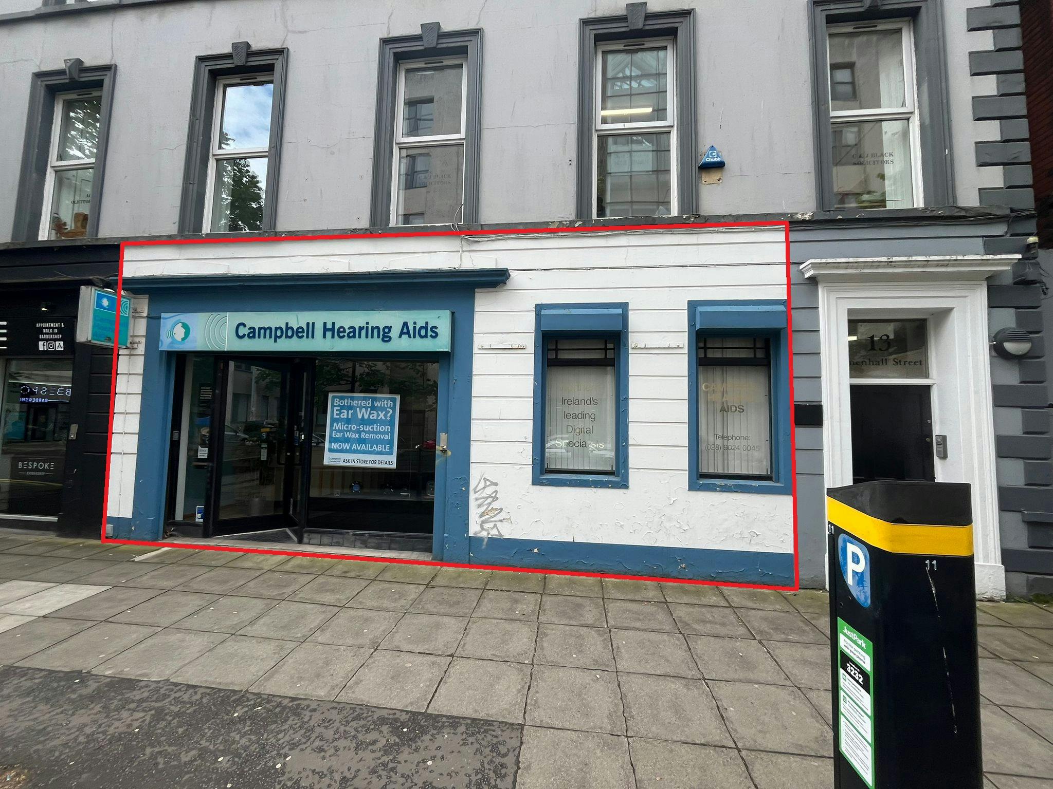 15 Linenhall Street, Belfast, Retail To Let - Outlined Frontage.jpg