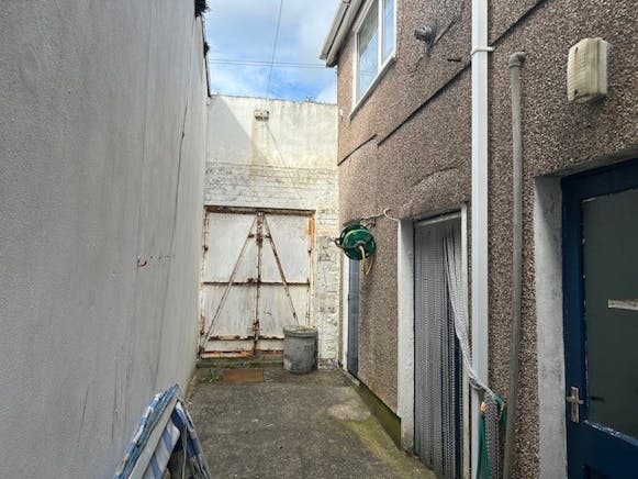 66 Station Road, Burry Port, Retail For Sale - Rear Courtyard.jpg