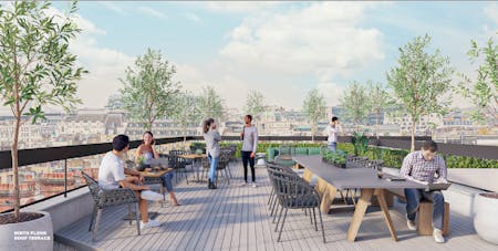 The Wingate, Shaftesbury Avenue, W1, 96 Shaftesbury Avenue, London, Office To Let - Nineth floor terrace.PNG