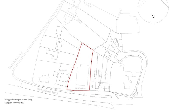 Canterburys, Darby Green Road, Camberley, Development (Land & Buildings) For Sale - site plan.jpg