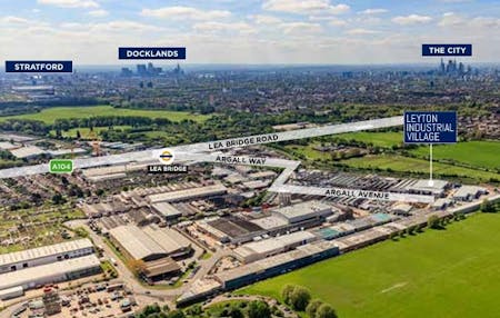 Unit D8 & Unit D10, Leyton Industrial Village, London, Industrial To Let - aerial.jpg