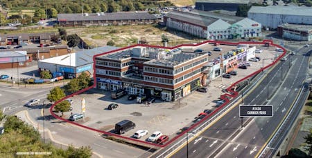 Drive Thru' Opportunity, The Pelham Centre, Lincoln, Leisure / Restaurant / Cafe / Retail To Let - Aerial of the other end Pic.jpg