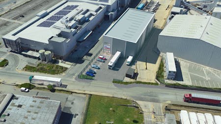 Central 12, Lombard Wall, Charlton, SE7, Lombard Wall, London, Development / Industrial / Investment / Other / Open Storage / Trade Counter / Warehouse To Let - aerial 26 4 21 small.JPG