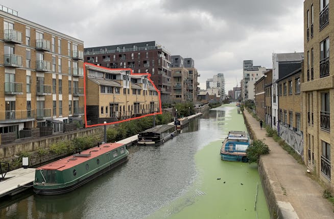 Quebec Wharf, London, Leisure / Offices / Warehouse & Industrial To Let - Quebec Wharf viewed from Burdett Road and Limehouse Cut