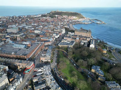 19 York Place, 19 York Place, Scarborough, Retail To Let - Aerial Red Line.png