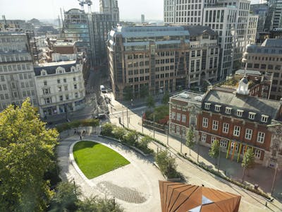 St Botolph Building, London, Office To Let - View of Aldgate Square