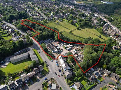 Glen Works, Carr Road, Deepcar, Development / Industrial For Sale - DJI_0803 edit red line.jpg