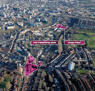 Spring Street and Plot 5 Development Sites, Bedminster, Bristol For Sale - S2325_S1&S2_TOP_01_pink_labels.jpg
