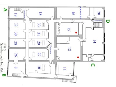 Q Estate, Melton Road, Queniborough, Leicester, Office To Let - Unit 3  upper floor plan.jpg