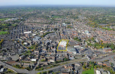 Unit 3, The Silkworks, Macclesfield, Leisure / Retail To Let - Aerial View