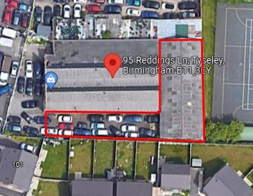 Unit 2, Rear of 95 Reddings Lane - Unit 2 Reddings Lane satelite.jpg