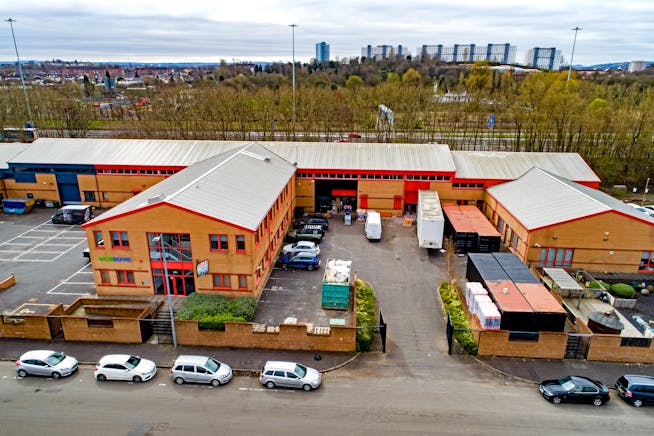 37 Meiklewood Road, 37 Meiklewood Road, Glasgow, Industrial / Other To Let - Drone image.JPG