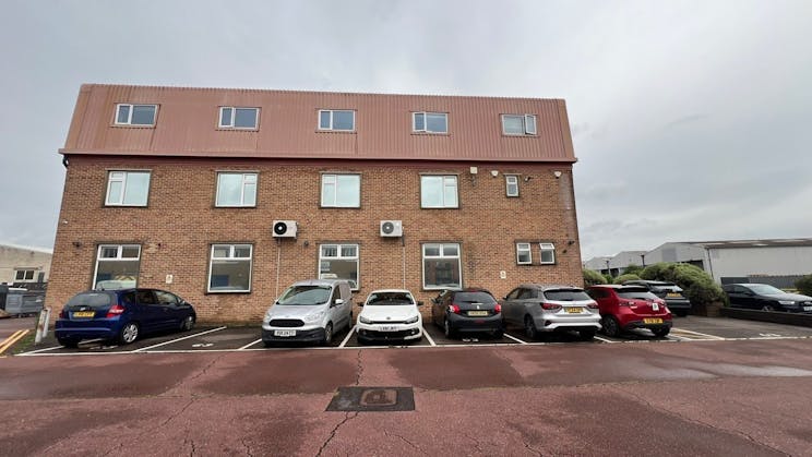63 Milford Road, Reading, Investment / Office To Let / For Sale - South Elevation and Parking Spaces