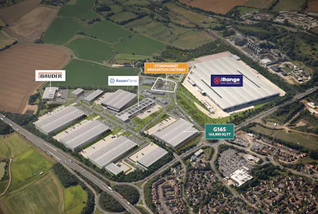 Gateway 14, Stowmarket, Industrial / Land To Let / For Sale - Gateway 14 - main aerial image marked up .jpg