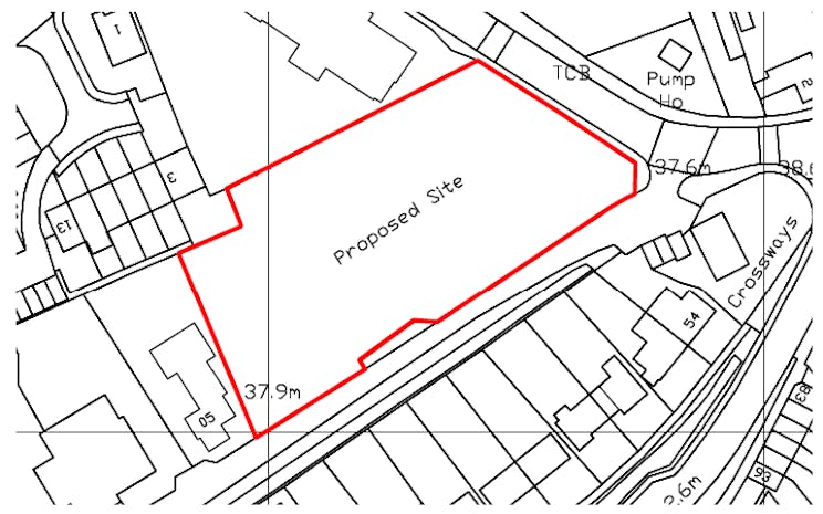 Land at Deanfield Avenue, Henley-On-Thames, Development / Residential For Sale - Site Location Plan