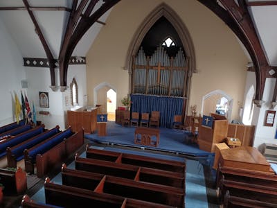 The United Reformed Church and Hall, Queens Road, Weybridge, Office / Other / Industrial / Warehouse For Sale - URC Weybridge church interior 2.jpg