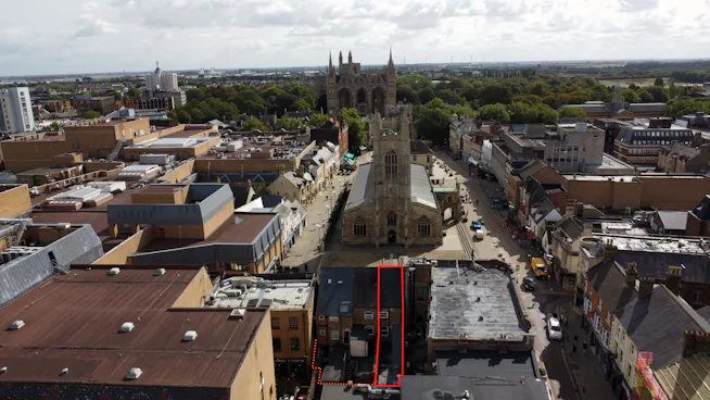 4 Queen Street, Peterborough, Offices / Retail To Let - Rear Access.jpg