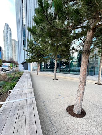 Amory Tower, 203 Marsh Wall, London, Restaurant / Retail To Let - Designated external seating area
