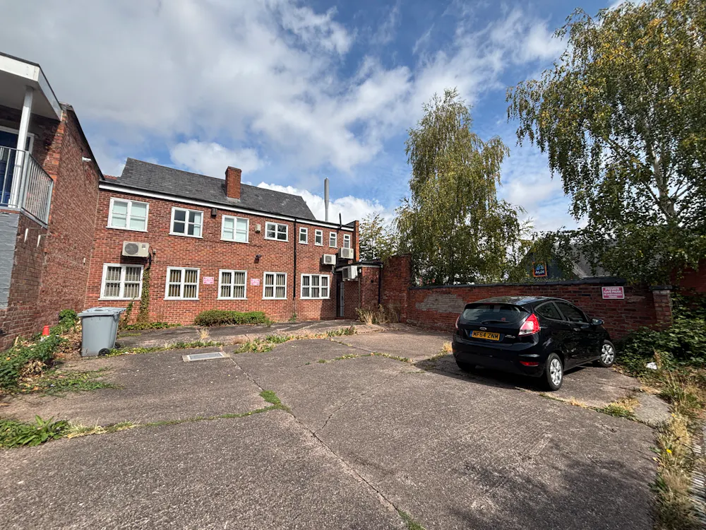 222-224 Nantwich Road - Rear parking area